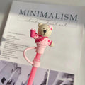 Axyaa Bear Cherry Silicone Straw Toppers for 7-8mm Straws