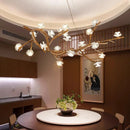 Axyaa Modern LED Pendant Light Chandeliers for Home Decor and Indoor Lighting
