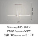 Axyaa Modern Minimalist LED Pendant Light for Home Decor and Indoor Lighting