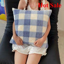 Axyaa Sheep Wool Throw Pillow: Cartoon Small Fresh Design for Living Room & Bedroom, 45x45cm