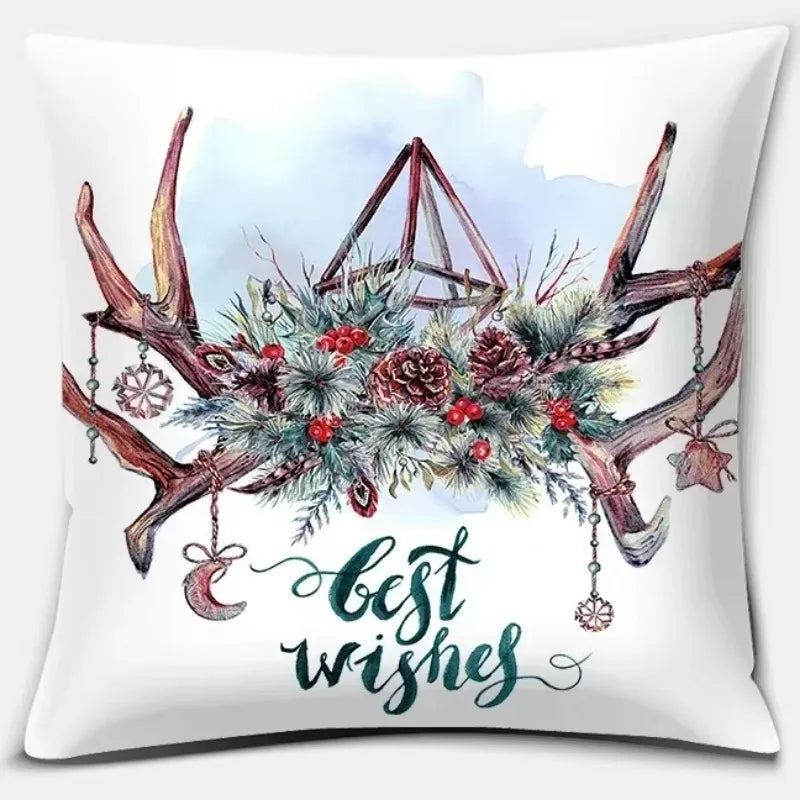 Axyaa Chinese Painting Pillow Set for Home & Office Decor, Sofa Décor with Pillowcase