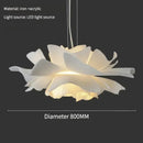 Axyaa Cream Flower Pendant Light: Modern Light Luxury Multi Layer Hanging Lamp