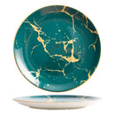 Axyaa Marble Plate Set for Western Cuisine Dining and Events