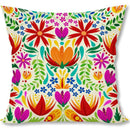 Floral Pattern Throw Pillow Covers by Axyaa for Sofa, Bedroom, Car