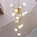 Axyaa LED Pendant Chandeliers for Living Room Staircase Modern Home Decor Lighting