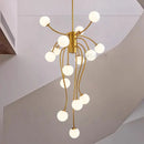 Axyaa Modern LED Pendant Light Chandeliers for Living Room in Stylish Indoor Lighting