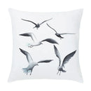 Axyaa Cartoon Sailboat Hot Air Balloon Lighthouse Cushion Cover