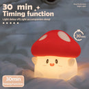 Axyaa Mushroom Night Light: Dimmable Rechargeable LED Lamp for Baby Nursery