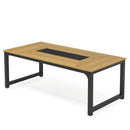 Axyaa Executive Office Workstation Desk - 70.8" Modern Computer Table for Study and Work