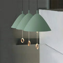 Axyaa Macaron Pendant Light: Modern Hanging Ceiling Lamp for Dining Room & Bedroom