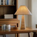 Axyaa Yellow Hole Stone Table Lamp Retro Designer LED Desk Lights