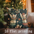 Christmas-themed Cushion Covers by Axyaa - Perfect for Sofa, Bedroom, Car Decor