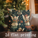 Christmas-themed Cushion Covers by Axyaa - Perfect for Sofa, Bedroom, Car Decor