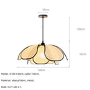 Axyaa Modern Nordic LED Pendant Chandelier: Bedroom Flower Suspend Lamp