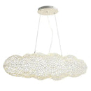 Axyaa Iron Mesh Cloud Pendant Lights | Industrial Loft Chandelier for Bedroom Staircase