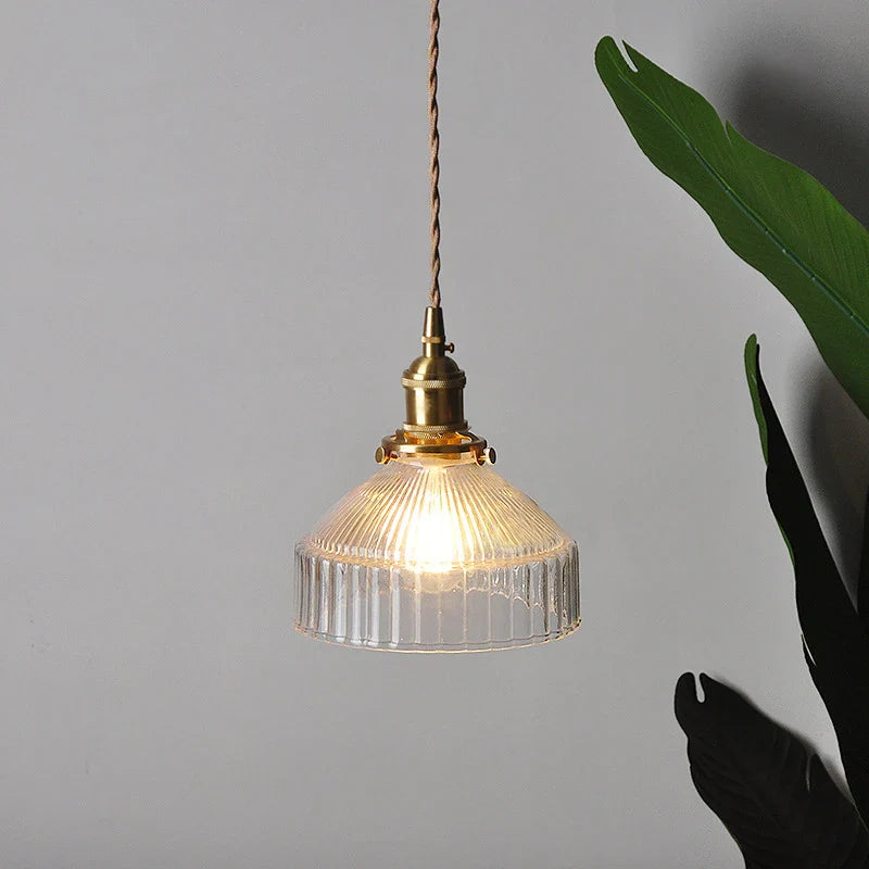 Axyaa Glass Led Ceiling Chandelier - Modern Simple Design for Kitchen and Bedroom