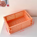 Axyaa Ins Folding Storage Rack Box | Portable Organizer for Desktop, Food, Toys & Stationery