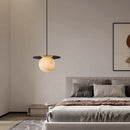 Axyaa Nordic Marble Ball Pendant Light LED Fixture for Modern Home Decor