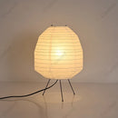 Axyaa Wabi Sabi Rice Paper Table Lamps Noguchi Inspired LED Desk Lamp