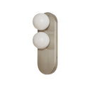 Axyaa Modern Chrome Glass Ball Wall Lamp for Bedroom and Living Room