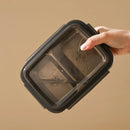Axyaa Stainless Steel Divided Bento Lunch Box for Students and Adults