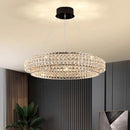 Axyaa Crystal Chandelier Pendant Light for Living Room Dining Room Ceiling