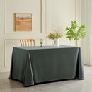 Axyaa Elegant White Long Tablecloth for High-End Conferences