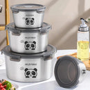 Axyaa Stainless Steel Fresh-Keeping Food Storage Container with Lid