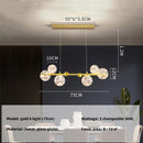 Axyaa Nordic Glass Globe Pendant Lights with 3 Changeable LEDs