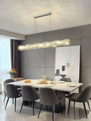 Axyaa Luxury Crystal Chandelier & Dining Set: Bar & Table Lights for High-end Dining