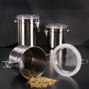 Axyaa Stainless Steel Tea Can Fresh-keeping Jar Grains Container