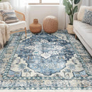 Axyaa Light Luxury Bohemian Area Rug for Living Room or Bedroom