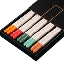 Axyaa Non-Slip Sushi Chopsticks Set for Home, Hotel & Restaurant