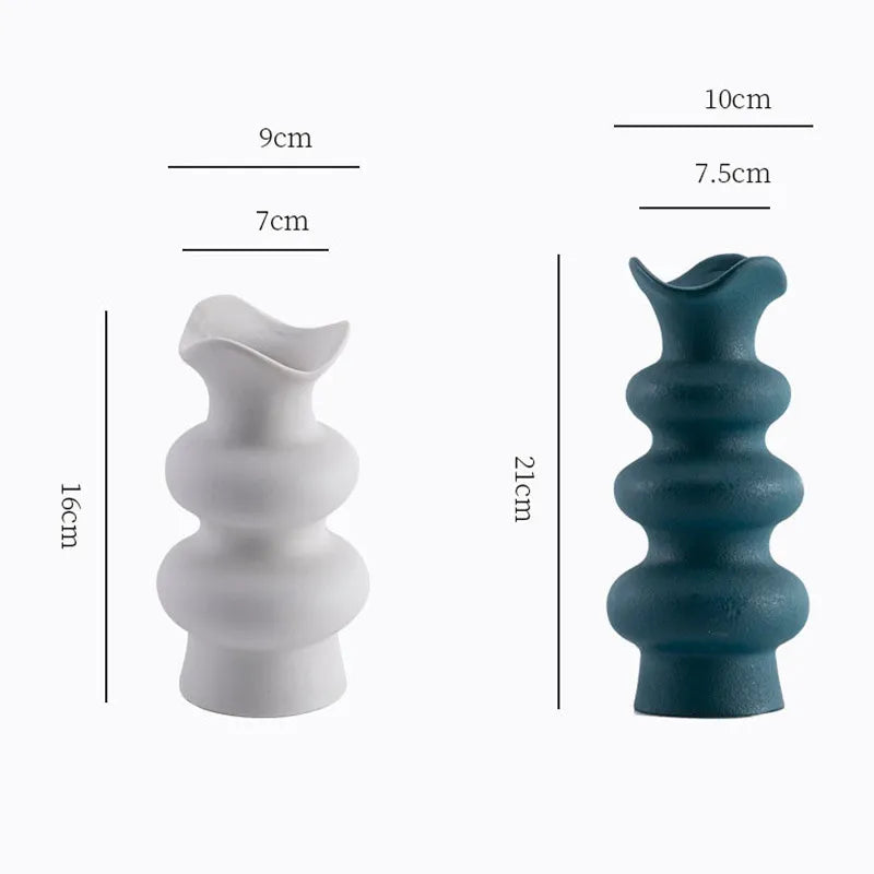 Axya Modern Ceramics Vases for Stylish Home and Office Decor