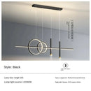 Axyaa Modern Long Strip Pendant Light Ceiling Chandelier for Home Decor & Ambiance