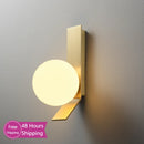 Axyaa Modern Wall Lamp: Elegant Bedroom Sconce for Hotels, Restaurants, and Living Rooms