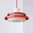 Axyaa Red Glass Chandelier Pendant Light for Restaurant, Bar, Cafe & Living Room