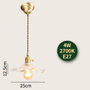 Axyaa Diamond Glass LED Pendant Lamp - Modern Nordic Hanging Lights