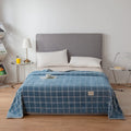 Axyaa Soft Flannel Coral Fleece Blanket - Winter Sofa & Office Nap Warmth