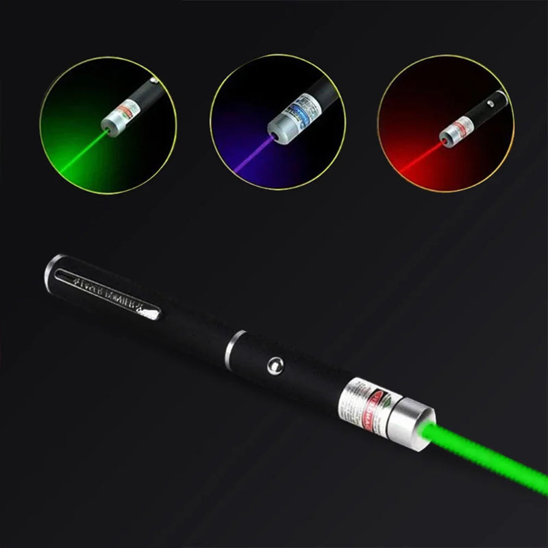 Axya High Power Laser Pointer Pen Red Green Purple Starry Optics Meter