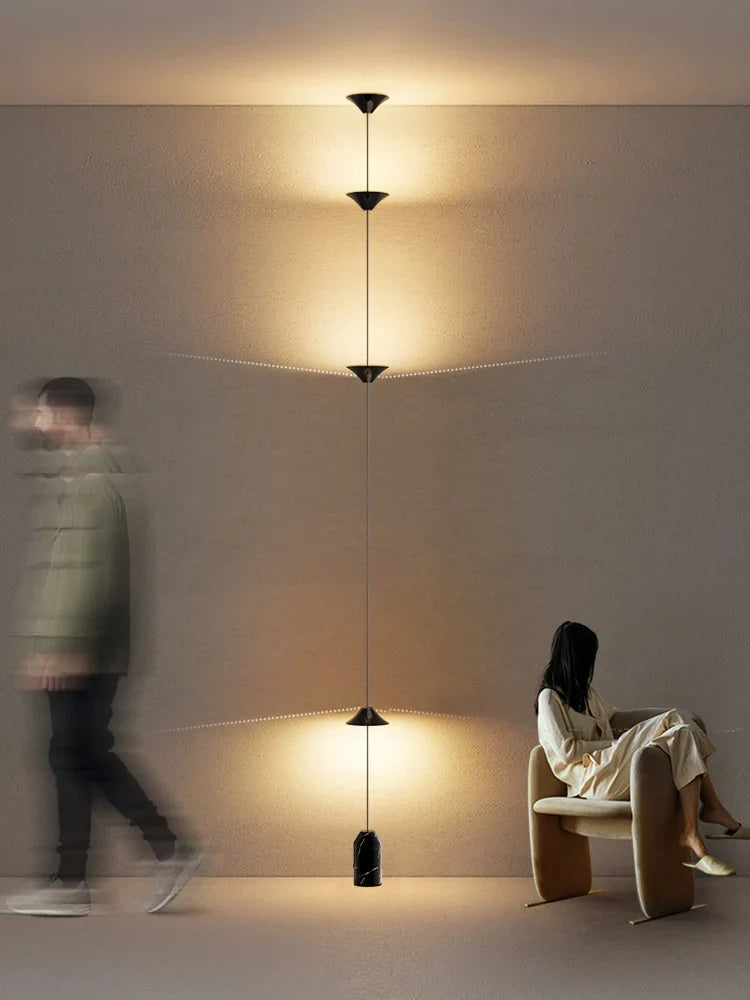 Axya Minimalist Living Room Hallway Floor Lamp, Creative Bedroom Bedside Light