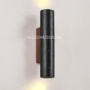 Axyaa Black Stone Wall Sconce Light with E27 Bulb