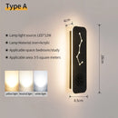 Modern LED Wall Sconce Light by Axyaa for Bedroom Living Room Black Wall Lamp