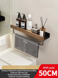 Axyaa Wall Mount Storage Rack for Living Room, Bathroom, and Kitchen