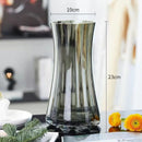 Axyaa Glass Vase for Lilies: Minimalist Nordic Living Room Decor