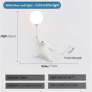 Polar Bear LED Sconce Wall Light for Kid's Room Decor - Axyaa