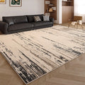 Axyaa Nordic Style Ink Line Art Living Room Carpet for Modern Luxury Décor