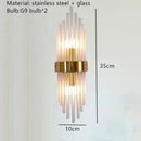 Axyaa Gold LED Wall Lamp Modern Light Luxury Sconce for Living Room Bedroom