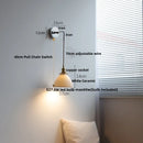 Axyaa White Ceramic LED Wall Sconce | Modern Nordic Style Stair Light Fixture