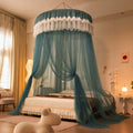 Axyaa Summer Dome Mosquito Net for Bedroom Decor, 1.5m/1.8m Bed, Romantic Canopy Netting